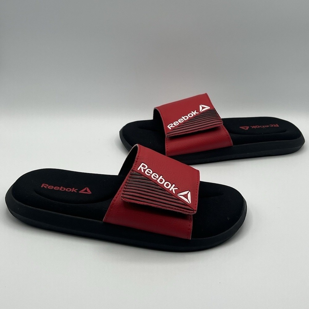 Reebok CrossFit Red Slides Sandals - KIDS YOUTH Unisex Size 4